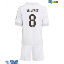Real Madrid Federico Valverde #8 Domaci Dres za djecu 2025-26 Kratak Rukav (+ Kratke hlače)
